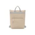 Rucksack EMILY & NOAH "Rucksack E&N Elli", Gr. B/H/T: 34cm x 34cm x 10cm, beige (beige 400), Polyester, Rucksäcke