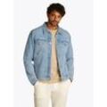 Jeansjacke TOMMY HILFIGER "REGULAR TRUCKER JKT RGD JACK IND", Herren, Gr. XXL, jack indigo, Denim/Jeans, Obermaterial: 100% Baumwolle, casual, Langarm Manschette, Jacken, in leicht gewachsener Optik