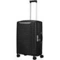 Hartschalen-Trolley SAMSONITE "UPSCAPE 68", Gr. B/H/T: 47cm x 68cm x 28cm 75 l, schwarz, Polypropylen, gestreift, modisch, Koffer, Trolley, Reisegepäck Reisekoffer Hartschalenkoffer TSA-Zahlenschloss