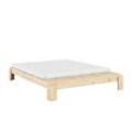 Stauraumbett KARUP DESIGN "Layers Bed Bench, Bettgestell mit Aufbewahrungsbank, mehrere Größen", beige (natur), B:188cm H:36cm L:240cm, Betten, inkl. Lattenrost, excl. Matratze, FSC-zertifiziertes Massivholz