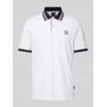 Regular Fit Poloshirt mit Label-Badge