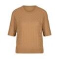 Rundhals-Pullover Peter Hahn Cashmere braun