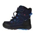 Winterstiefel TROLLKIDS "KIDS HAFJELL WINTER BOOTS XT", Gr. 28, blau (navy, medium blau, schwarz), Synthetik, mehrfarbig, sportlich, Schuhe, wasserdicht, Klettverschluss, reflektierende Details