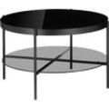 Couchtisch INOSIGN "Glenda", schwarz, B:75cm H:45cm T:75cm, Tische