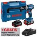 AKTION: BOSCH Professional GSB 18V-45 Akku-Bohrschrauber-Set 18,0 V, mit 2 Akkus mit Prämie nach Registrierung