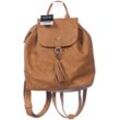 Zwei Damen Rucksack, beige, Gr.