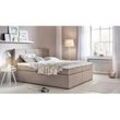 Boxspringbett 160 x 220 cm | KAZ | Ravensberger Matratzen - Beige