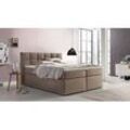 Boxspringbett 200 x 220 cm | Bea | Ravensberger Matratzen - Beige