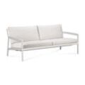 Ethnicraft Jack 2-Sitzer Sofa Aluminium mit Stoffkissen