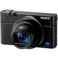 SONY Kompaktkamera "RX100 VII", schwarz, B:10,16cm H:5,81cm T:4,28cm, Fotokameras