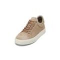 Sneaker MARC O'POLO "aus softem Veloursleder", Herren, Gr. 40, beige, Obermaterial: 100% Leder (Rind), unifarben, Schuhe