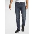 Slim-fit-Jeans LEVI'S "511 SLIM", Herren, Gr. 30, Länge 34, blau (sequoia rt), Denim/Jeans, Obermaterial: 99% Baumwolle, 1% Elasthan, casual, skinny fit knöchellang, Jeans, mit Stretch