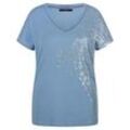 V-Shirt Emilia Lay blau, 52