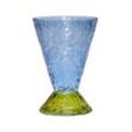 HÜBSCH Vase Abyss, blau, Glas, Höhe 29 cm, Ø 20 cm