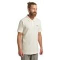 Poloshirt JACK WOLFSKIN "ESSENTIAL POLO M", Herren, Gr. L (52), weiß (cotton, weiß), Oberstoff: 100% BAUMWOLLE ; Kontrastmaterial 1: 100% BAUMWOLLE ; Kontrastmaterial 2: 100% BAUMWOLLE, Shirts