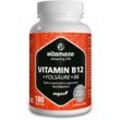 Vitamaze Vitamin B12 hochdosiert + B9 + B6 Tabletten zur Förderung des physischen und psychischen Gleichgewichts 180 TABL