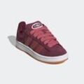 Sneaker ADIDAS ORIGINALS "CAMPUS 00S KIDS", Gr. 35,5, maroon, preloved ruby, cloud weiß, Leder, Synthetik, sportlich, Schuhe