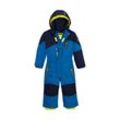 Skianzug KILLTEC "Kesley Mini", Kinder, Gr. 122/128, blau (royalblau), Oberstoff: 100% Polyester, Futter: 100% Polyester, Wattierung: 100% Polyester, sportlich, Sportanzüge, Overall: wasserdicht, warm, reflektierend, angenehmer Sitz, Zipper-Taschen