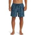 Boardshorts QUIKSILVER "Remade Mix Volley 16"", Herren, Gr. M, blau (schwarz navy), 100% Recyceltes Polyester, Hosen