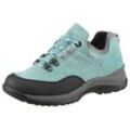 Trekkingschuh WALDLÄUFER "H-MOMO", Damen, Gr. 4,5 (37,5), grün (mint, schwarz), Veloursleder, Gummi, Textil, kontrastfarbene Details, sportlich, Schuhe, Halbschuh, Schnürschuh, Outdoorschuh, TEX-Membran, Weite H