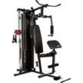 Kraftstation HAMMER "Kraftstation FERRUM TX2", schwarz, KraftstationenB:120cm H:198cm L:150cm, multifunktionale Fitnessstation, max. Trainingsgewicht 80 kg, B:120cm H:198cm L:150cm