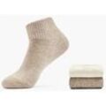 2er Pack Sneakersocken - Damen - beige