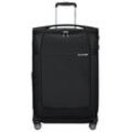 Weichgepäck-Trolley SAMSONITE "D'LITE", Gr. B/H/T: 46cm x 71cm x 29cm, schwarz, Nylon, Strukturmuster, klassisch, Koffer, Hartschalen-Koffer Reisekoffer TSA-Zahlenschloss im klassischen Design