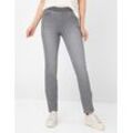 Raphaela by Brax Damen Five-Pocket-Hose Style PAMINA GREY SLIGHTLY USED, grau, Gr. 34