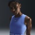 Nike Pro Dri-FIT Kurztanktop für Damen - Blau