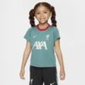 FC Liverpool Academy Nike Dri-FIT Fußball-Kurzarmshirt für jüngere Kinder - Grün