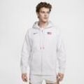 USA Solo Swoosh Nike Hoodie mit durchgehendem Reißverschluss (Herren) - Braun