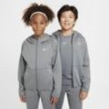 Nike Therma-FIT winterfester Trainings-Hoodie (ältere Kinder) - Grau