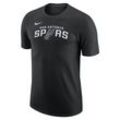 San Antonio Spurs Essential Nike NBA-T-Shirt für Herren - Schwarz