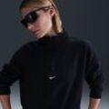 Nike Sportswear Fleece-Oberteil mit Viertelreißverschluss (Damen) - Schwarz