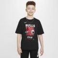 Chicago Bulls Courtside Nike NBA Max90 T-Shirt (ältere Kinder, Jungen) - Schwarz