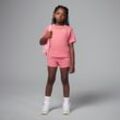 Jordan Brooklyn Essentials 2-teiliges Fleece-Shorts-Set (jüngere Kinder) - Pink