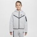 Nike Sportswear Tech Fleece-Hoodie mit durchgehendem Reißverschluss (Mädchen) - Grau