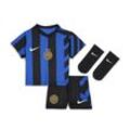 Inter Mailand 2024/25 Stadium Home dreiteiliges Nike Replika-Fußballtrikot-Set (Babys und Kleinkinder) - Blau