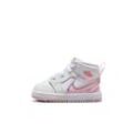 Jordan 1 Mid RM EasyOn Schuh (Babys/Kleinkinder) - Weiß