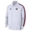 2025 All-Star Weekend Showtime Jordan NBA-Longsleeve-Jacke mit durchgehendem Reißverschluss (Herren) - Weiß