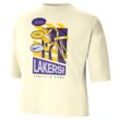 Los Angeles Lakers Courtside lockeres Nike NBA-T-Shirt (Damen) - Weiß