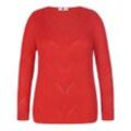 V-Pullover Anna Aura rot