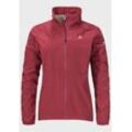 Outdoorjacke SCHÖFFEL "Bike Jacket Style Lurbek WMS", Gr. 38, rot (3750, rot), Oberstoff : 100% Polyester, sportlich, regular fit, hoch geschlossener Ausschnitt, Langarm, Jacken