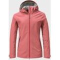 Outdoorjacke SCHÖFFEL "2L Jacket Ankelspitz L", Damen, Gr. 38, rosa (3245, rosa), Oberstoff: Aussenseite: 100% Polyester Futter: 100% Polyester, sportlich, regular fit, hoch geschlossener Ausschnitt, Langarm, Jacken