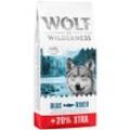 14,4kg Wolf of Wilderness Adult Blue River Lachs Hundefutter trocken - 2,4kg gratis!