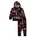 Jordan 2-teiliges Brooklyn Fleece-Hoodie-Set mit Print (Babys) - Schwarz