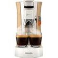 PHILIPS SENSEO® Select CSA240/05 mit Kaffeestärkewahl Plus und Memo-Funktion, 0.9L Wassertank, Padmaschine, Seidenweiß matt