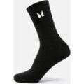 MP Crew-Socken Unisex — Schwarz - UK 6-8