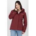 Winterjacke DEPROC ACTIVE "MONTREAL WOMEN", Damen, Gr. 36 (S), rot (wine), 96% Polyester; 4% Elastan mit TPU Membrane, sportlich, Langarm Windstopperbündchen mit verstellbarem Klettverschluss,mit Schneefang,mit Daumenlöchern, Jacken, auch in Großen Größen erhältlich