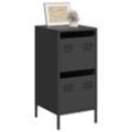 Sideboard 35X39X73,5 Cm Kaltgewalzter Stahl | Farbe: Schwarz